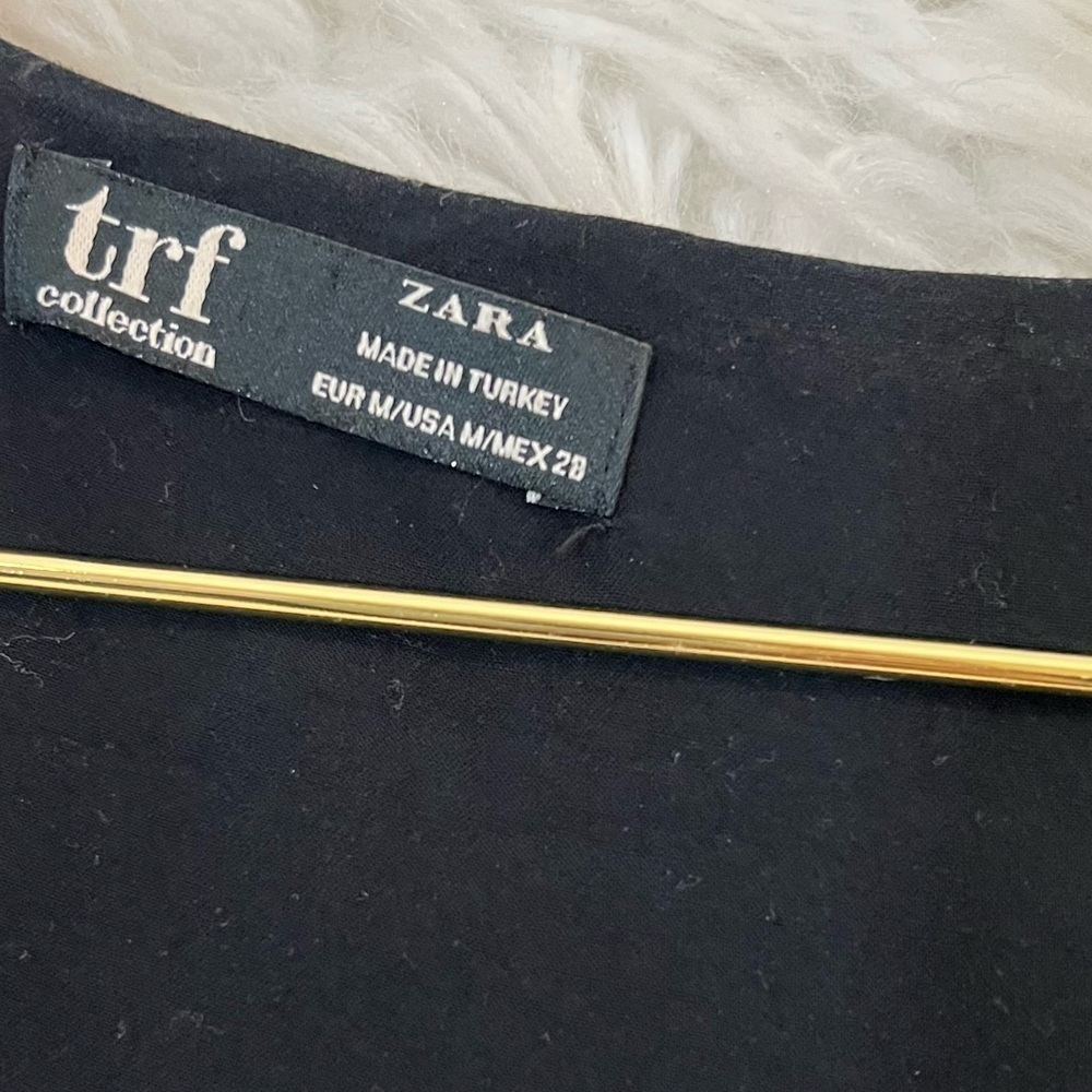 ZARA snakeskin python print long sleeve mini dres… - image 5